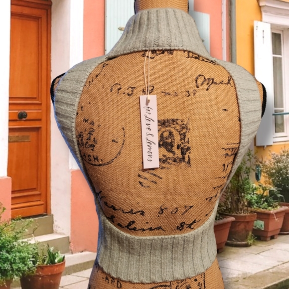 For Love & Lemons Dominique Crop Sweater Tank. Size L. NWT - Picture 6 of 9